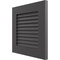 Ekena Millwork 12"W x 12"H True Fit PVC Louver Shutters Sample, Shadow Mountain SAMPLE-TFPLVSM - alternate 5